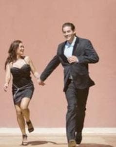 couple on a stroll