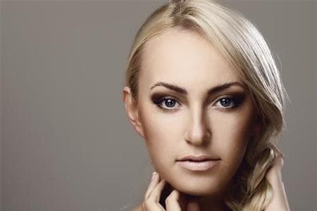 headshot of female model
