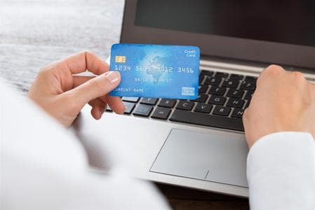 laptop credit card