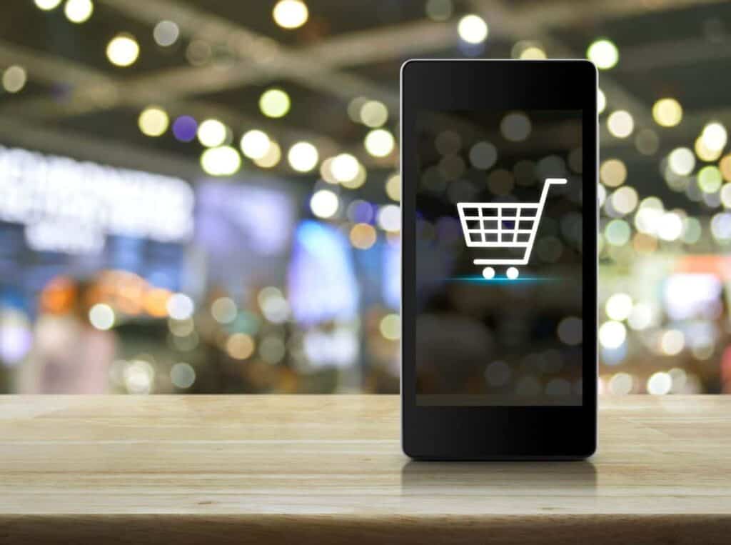 e commerce logo phone